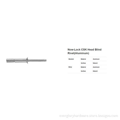 Now-Lock CSK Head Blind Rivet(Aluminum)